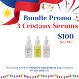 Fiestang Pinoy Promo for Cristaux Serums - Bundle $100