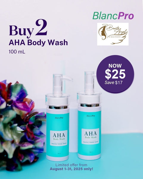 August Fresh Finds for BlancPro AHA Body Wash 100ml