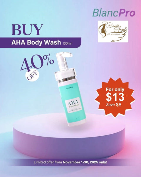Glowvember Deals for BlancPro AHA Body Wash 100ml