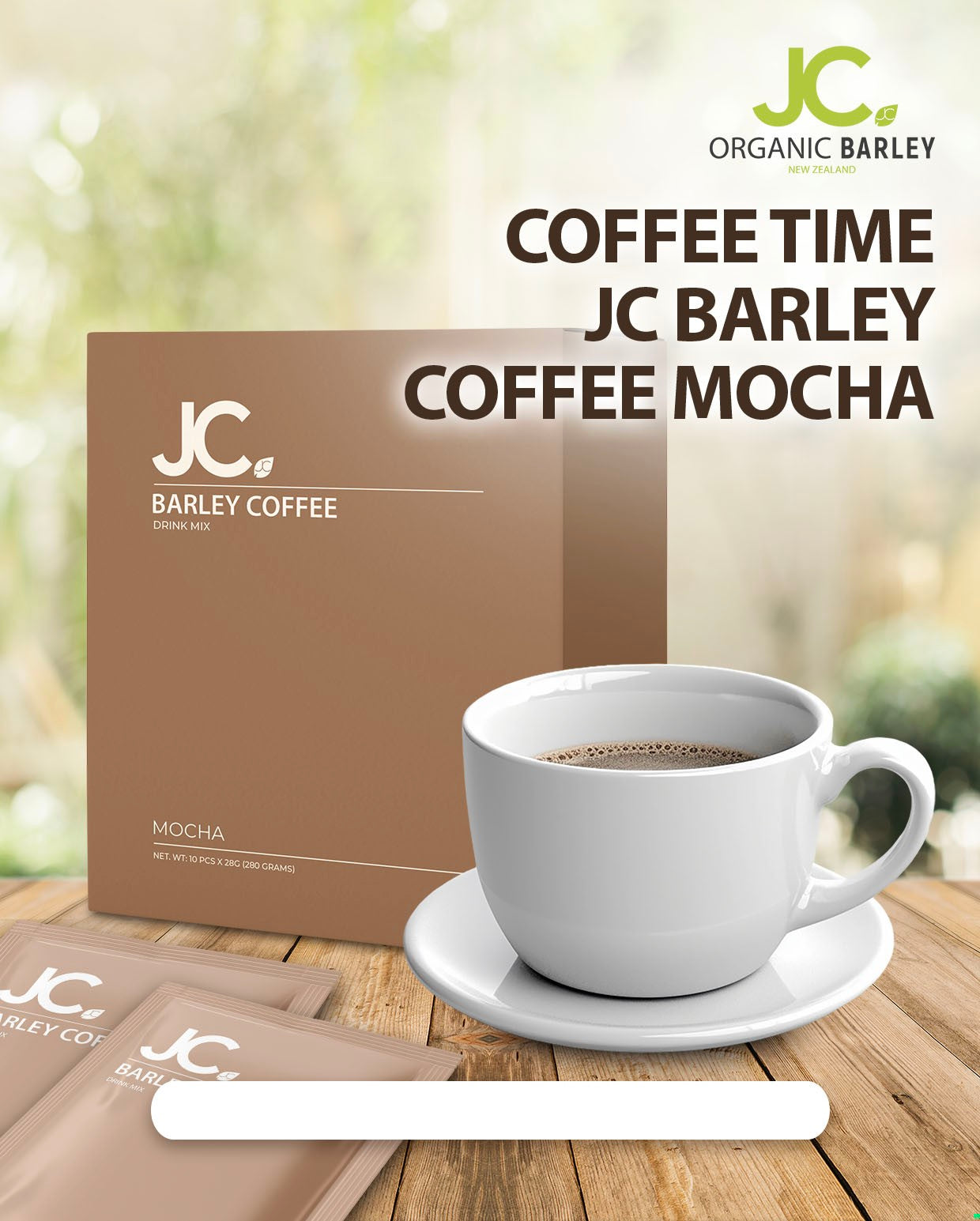 JC Organic Barley Coffee Mocha