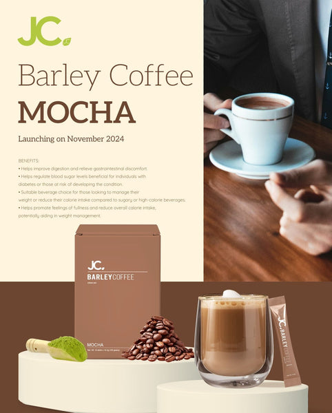 JC Organic Barley Coffee Mocha (1x10 Sticks)