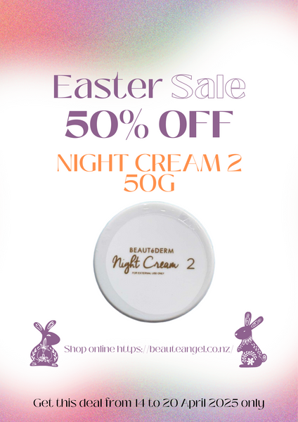 Easter SALE for Night Cream 2 (50g) 50% OFF