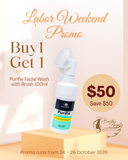 Labor Weekend Promo for Purifié Facial Wash with Brush (100ml) B1T1