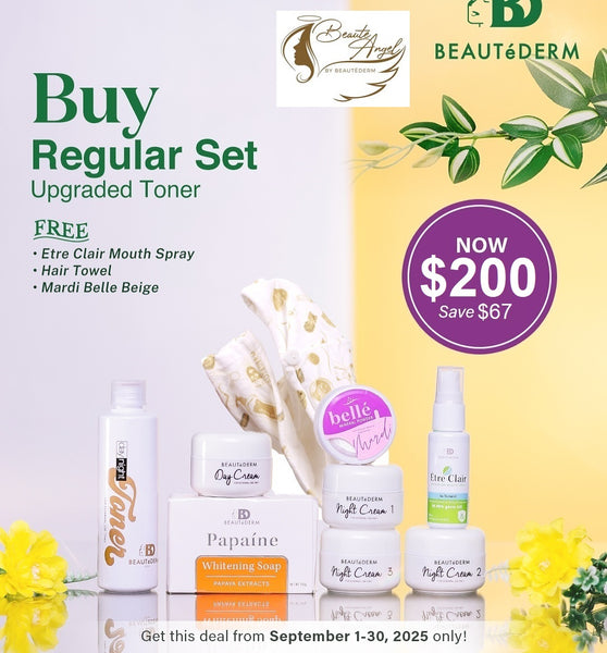 Brighter BER Bundle Promo for Beauté Set Regular Pack Upgraded Toner