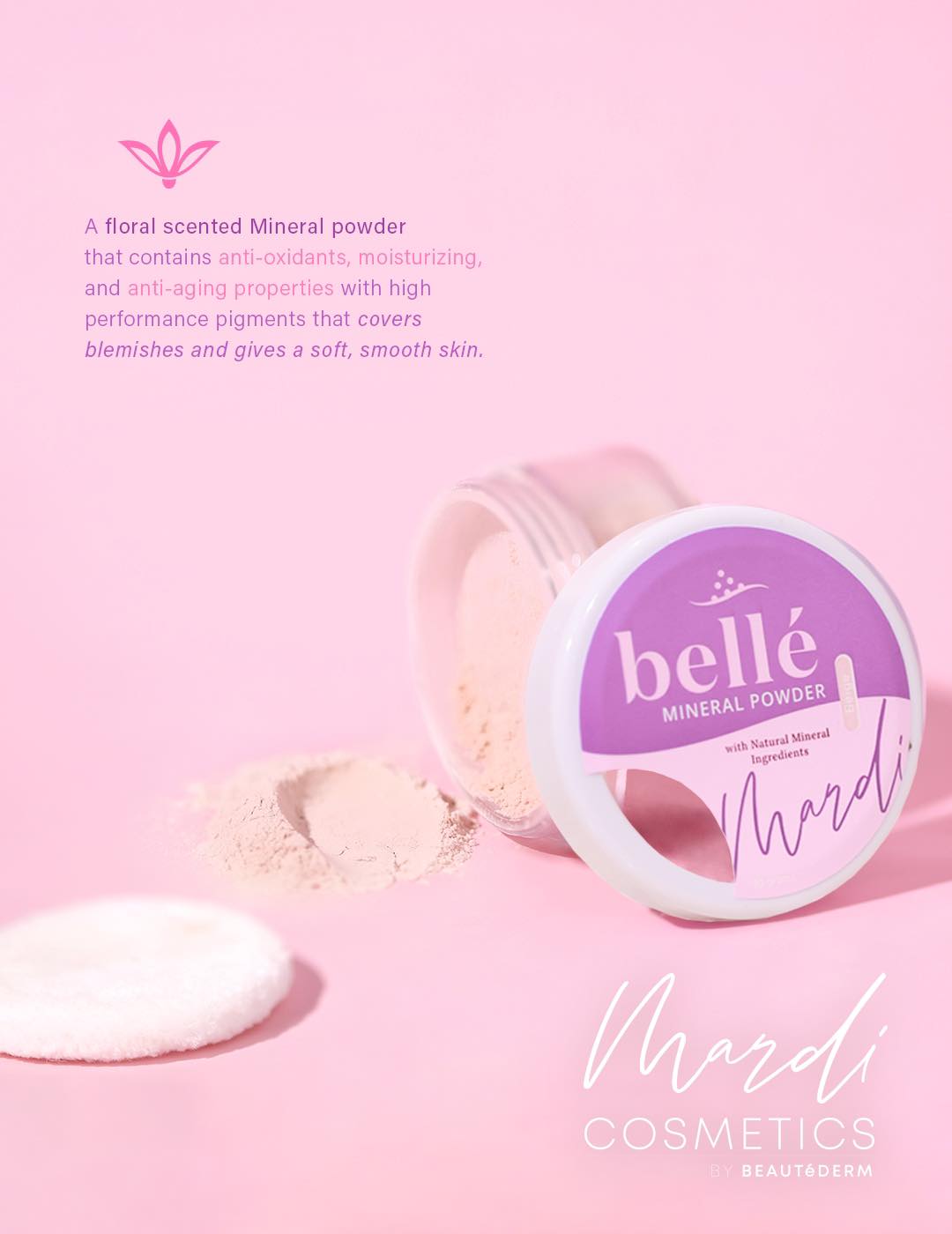 MARDI Cosmetics Belle Mineral Powder 10g (Beige)