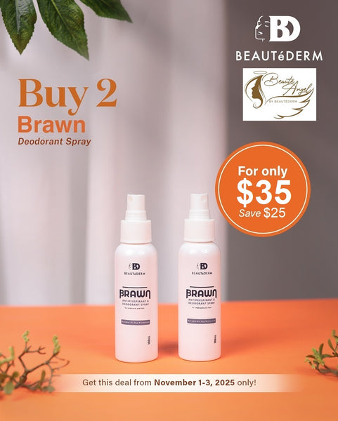 November Glow Deals for BRAWN Antiperspirant & Deodorant Spray 100ml