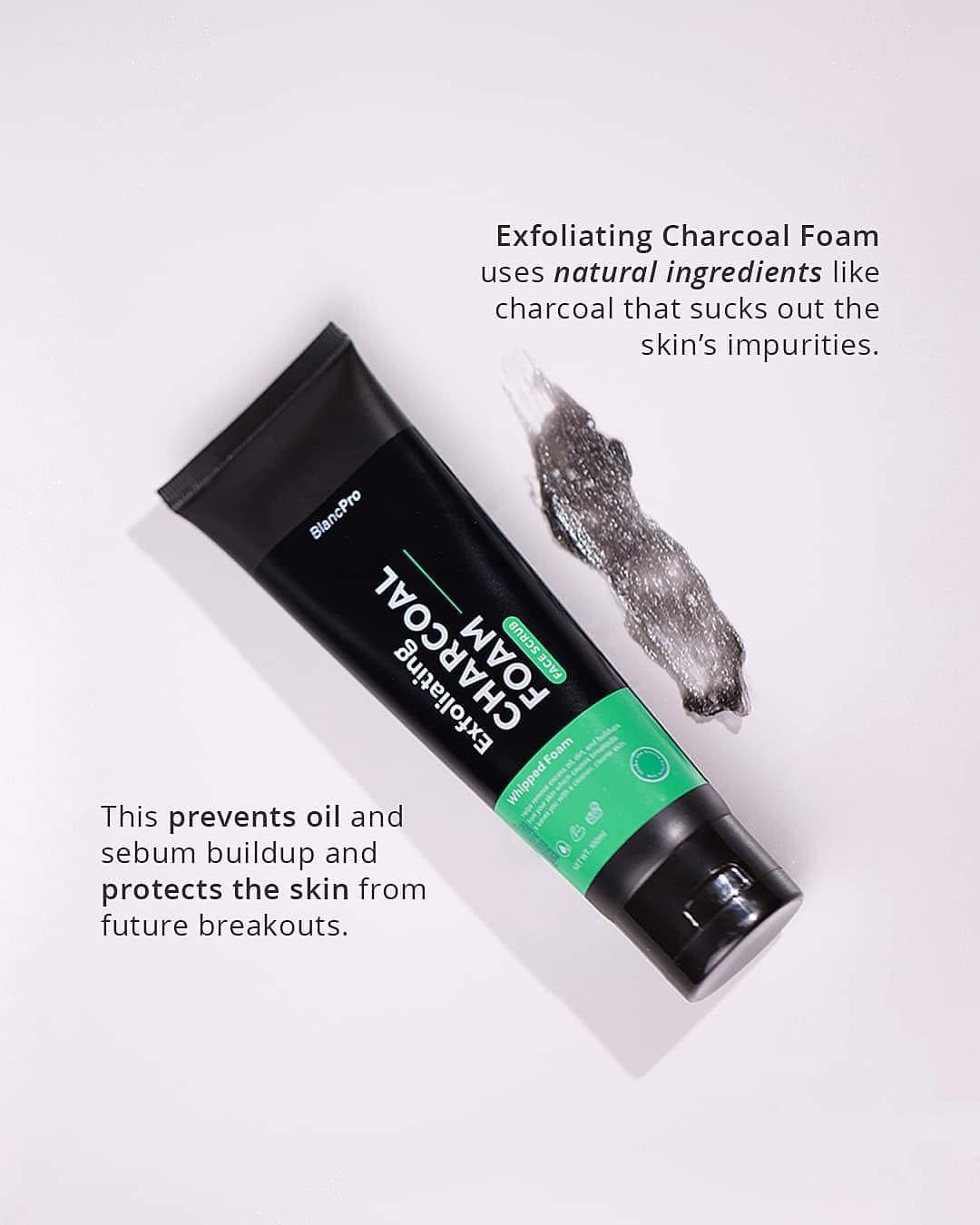 Dashing Deals for BlancPro Exfoliating Charcoal Foam 100ML