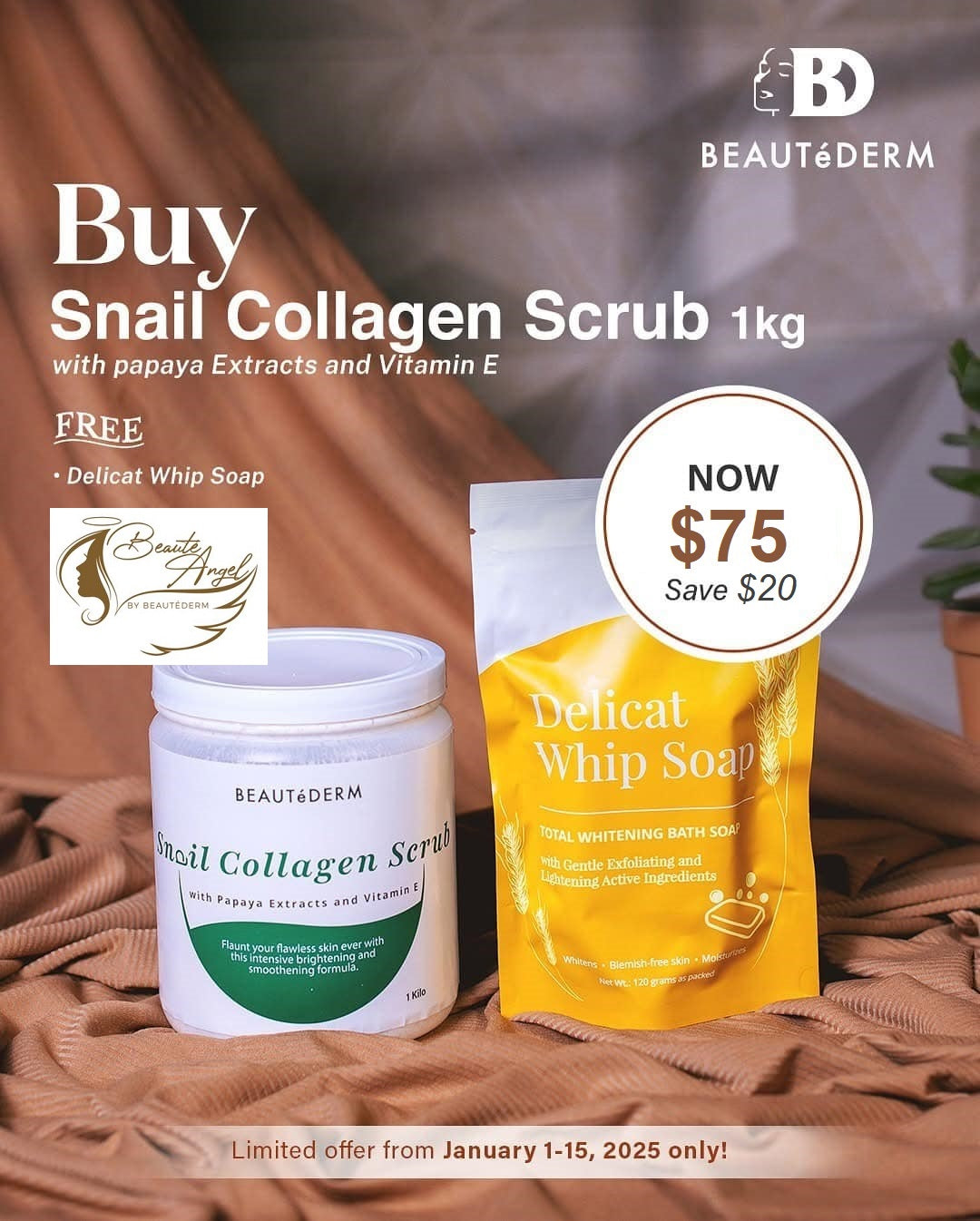 New Year SALEbration for Snail Collagen Body Scrub 1kg