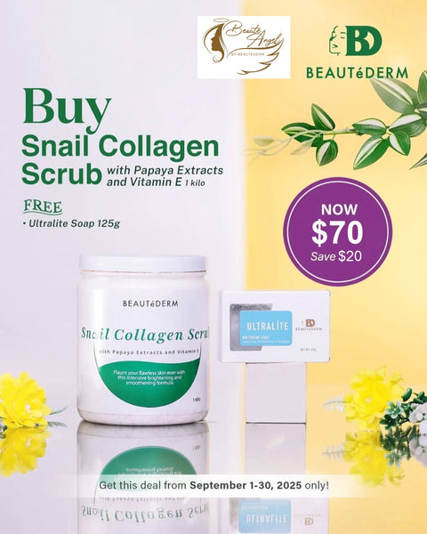 Brighter BER Bundle Promo for Snail Collagen Body Scrub 1kg