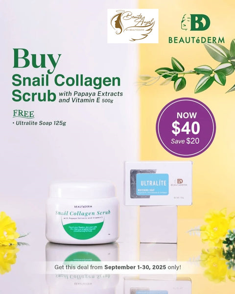 Brighter BER Bundle Promo for Snail Collagen Body Scrub 500g