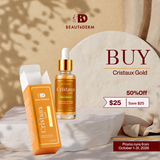 October Promo for Cristaux Gold Elixir Serum 30ml @50% OFF