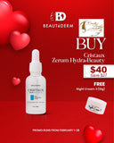 Life, Love, GLOW promo for Cristaux Zerum Hydra-Beauty Skin Brightening Serum 30ml