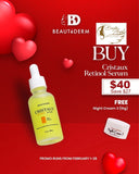 Life, Love, GLOW promo for Cristaux Retinol Serum Skin Repair 30ml