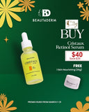 March promo for Cristaux Retinol Serum Skin Repair 30ml