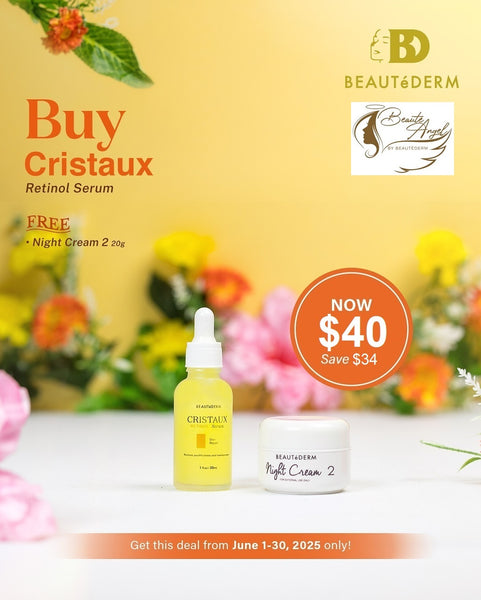 Blooming with Pride June Promo for Cristaux Retinol Serum Skin Repair 30ml