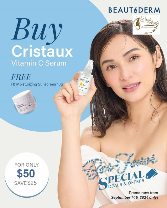 Ber-Fever Promo for Cristaux Vitamin C Serum Skin Energizing Serum 30ML