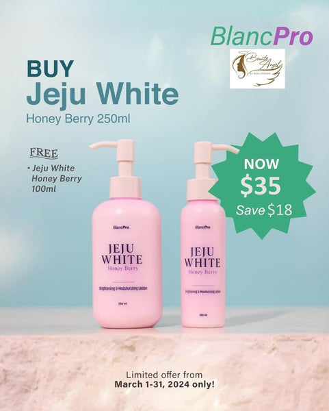 March Promo for BlancPRO Jeju White - Honey Berry 250ml