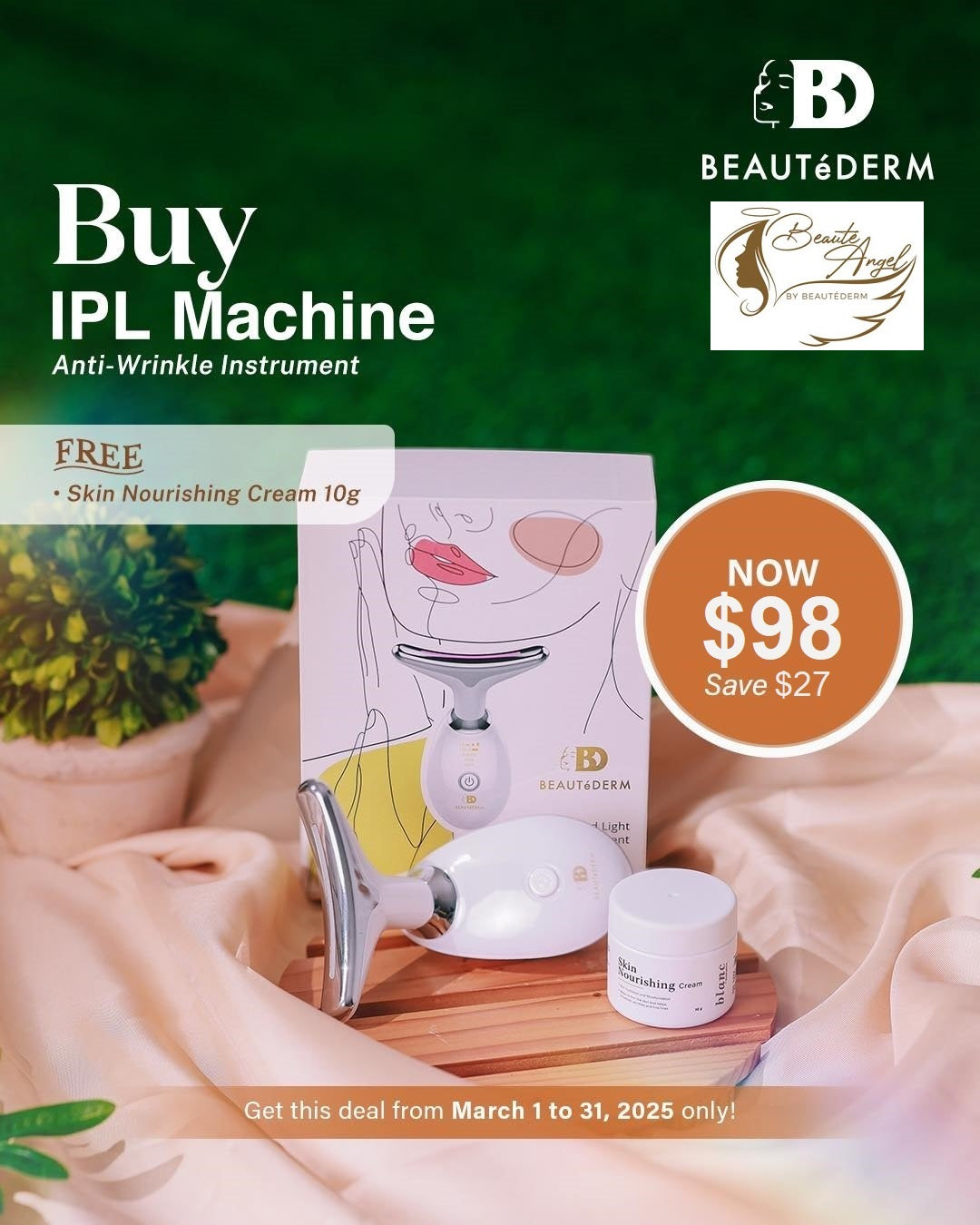 𝐑𝐄𝐀𝐃𝐘, 𝐒𝐄𝐓, 𝐌𝐀𝐑𝐂𝐇 promo for IPL Anti-wrinkle Instrument