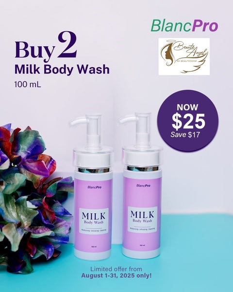 August Fresh Finds for BlancPro Milk Body Wash 100ml