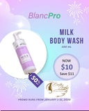 Glow Start Promo for BlancPro Milk Body Wash 100ml