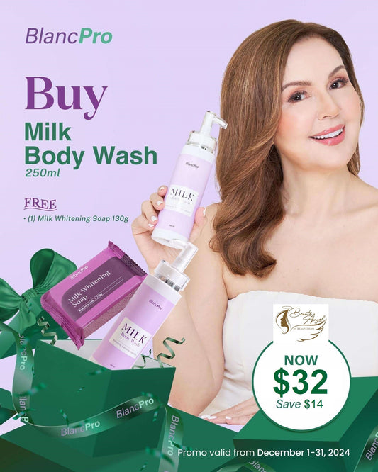 Best Christmas SALEbration Promo for BlancPro Milk Body Wash 250ml