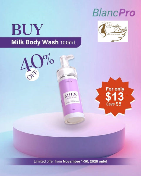 Glowvember Deals for BlancPro Milk Body Wash 100ml