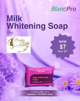 Glow & SALEbrate Promo for BlancPro Milk Whitening Soap 130g