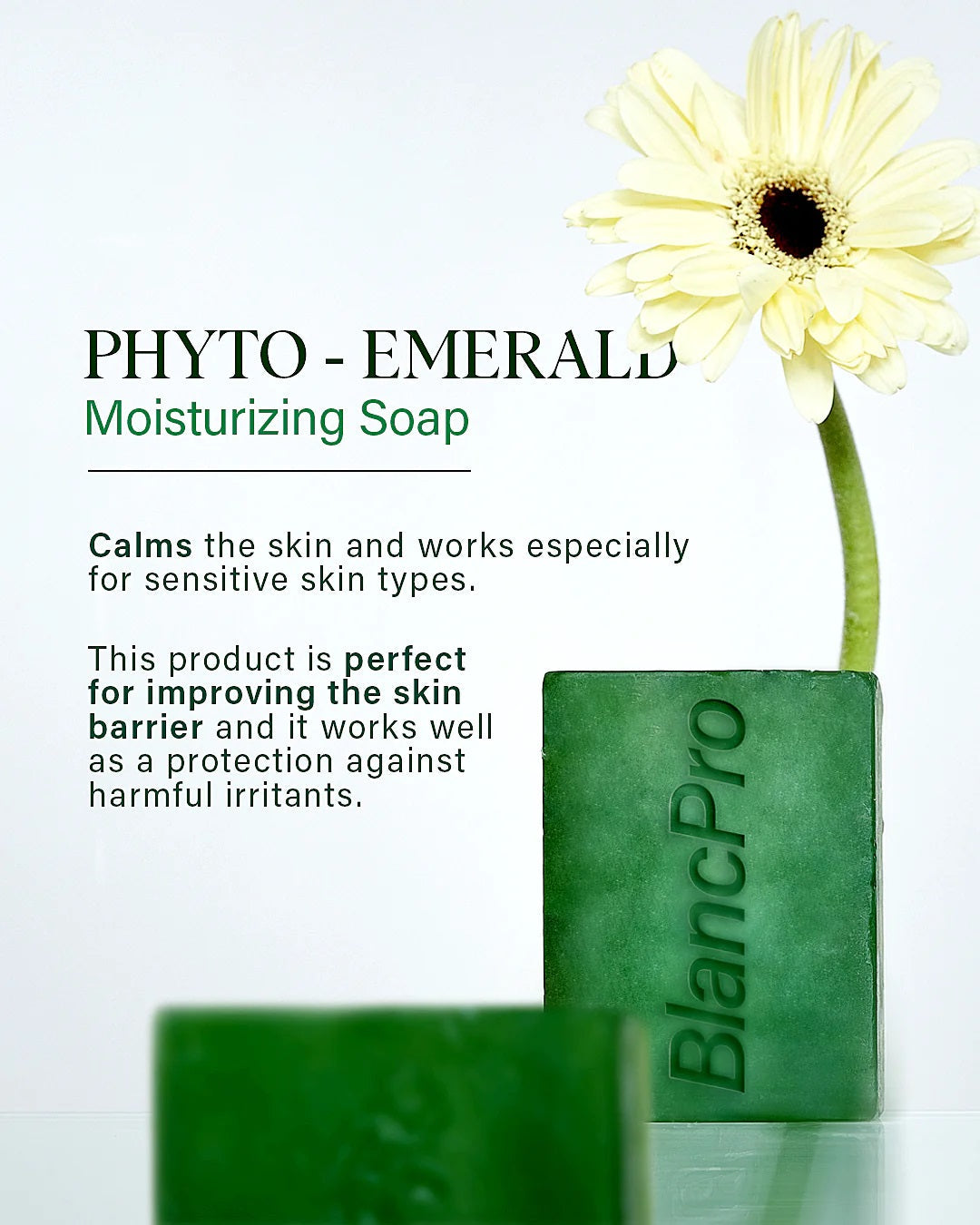 BlancPro Phyto-Emerald Moisturizing Soap 130g