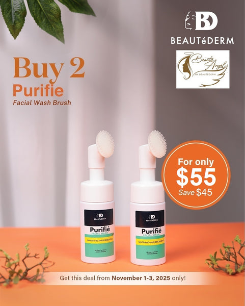 November Glow Deals for Purifié Facial Wash with Brush (100ml)