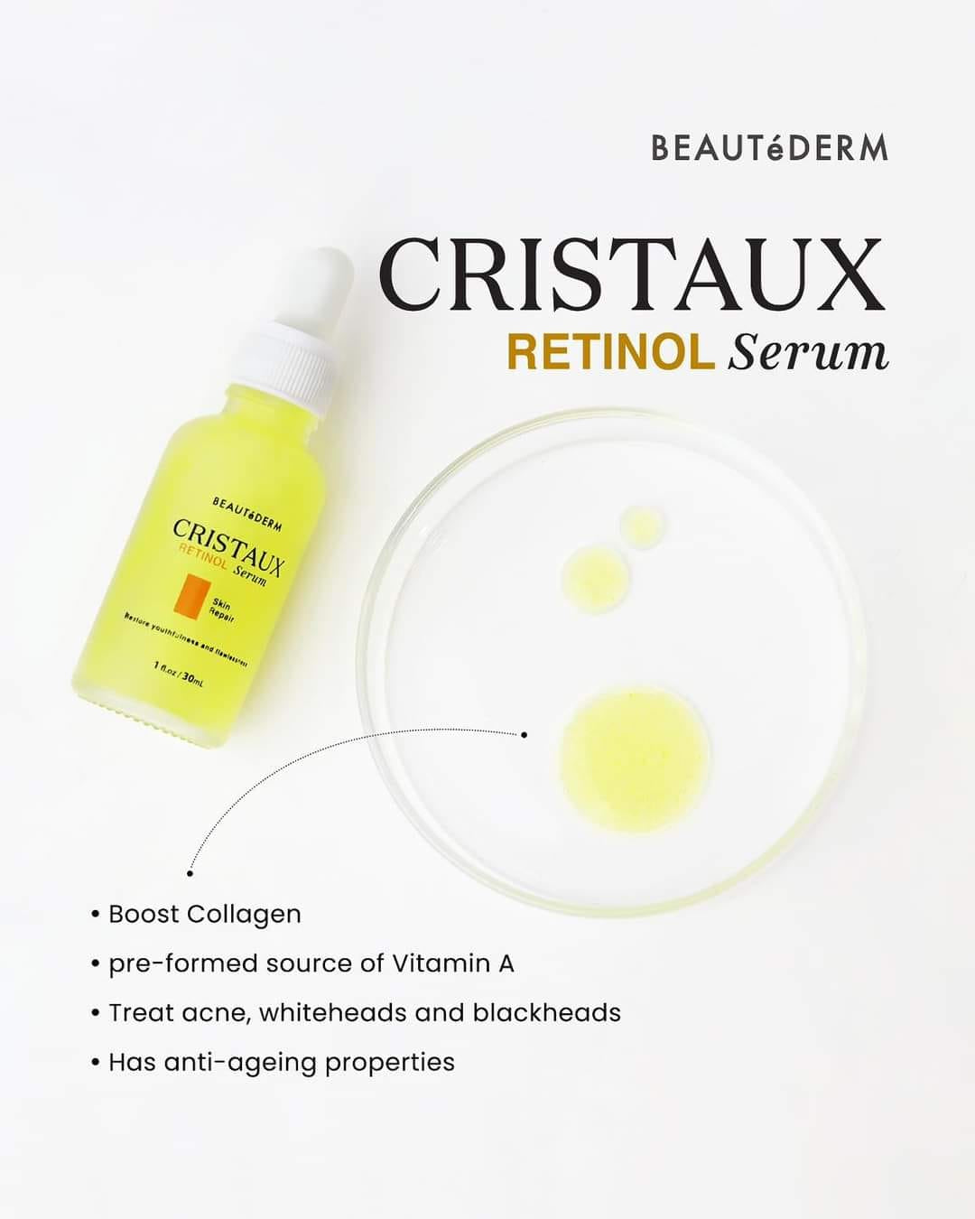 Beautéful OCT-offers for Cristaux Retinol Serum Skin Repair 30ml