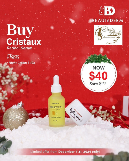 Holiday Slay for Cristaux Retinol Serum Skin Repair 30ml