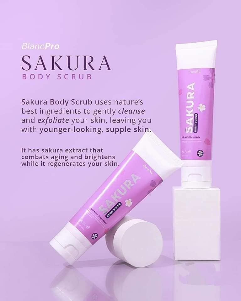 Glowing OCT-offers for BlancPRO Sakura Body Scrub 100ml