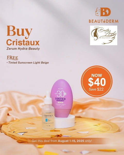 Glow Fest Feels Promo for Cristaux Zerum Hydra-Beauty Skin Brightening Serum 30ml