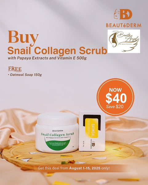 Glow Fest Feels Promo for Snail Collagen Body Scrub 500g