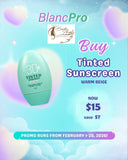 Love Your Skin Promo for BlancPro Tinted Sunscreen 50ml (warm beige)