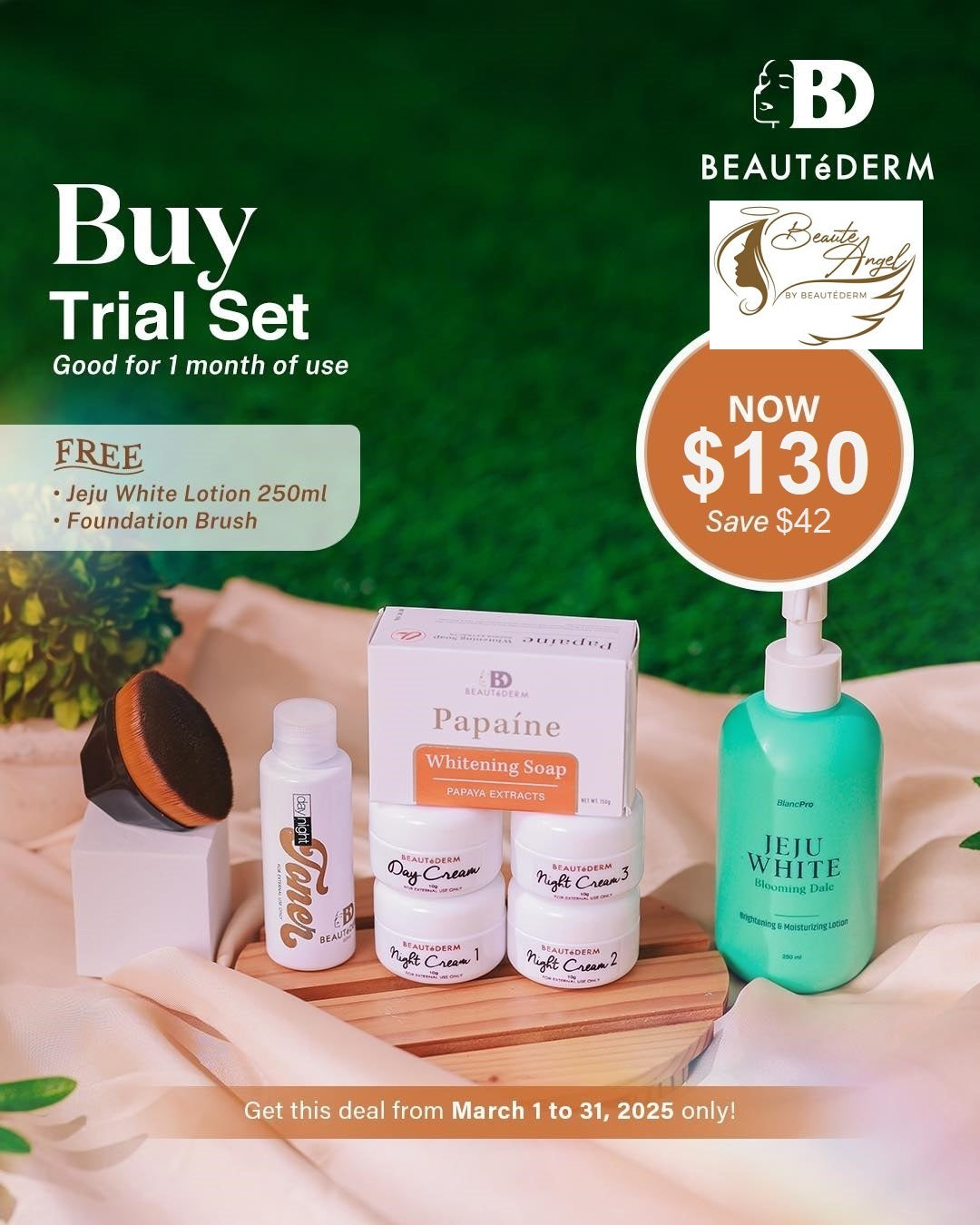 𝐑𝐄𝐀𝐃𝐘, 𝐒𝐄𝐓, 𝐌𝐀𝐑𝐂𝐇 promo for Beauté Set Trial Pack