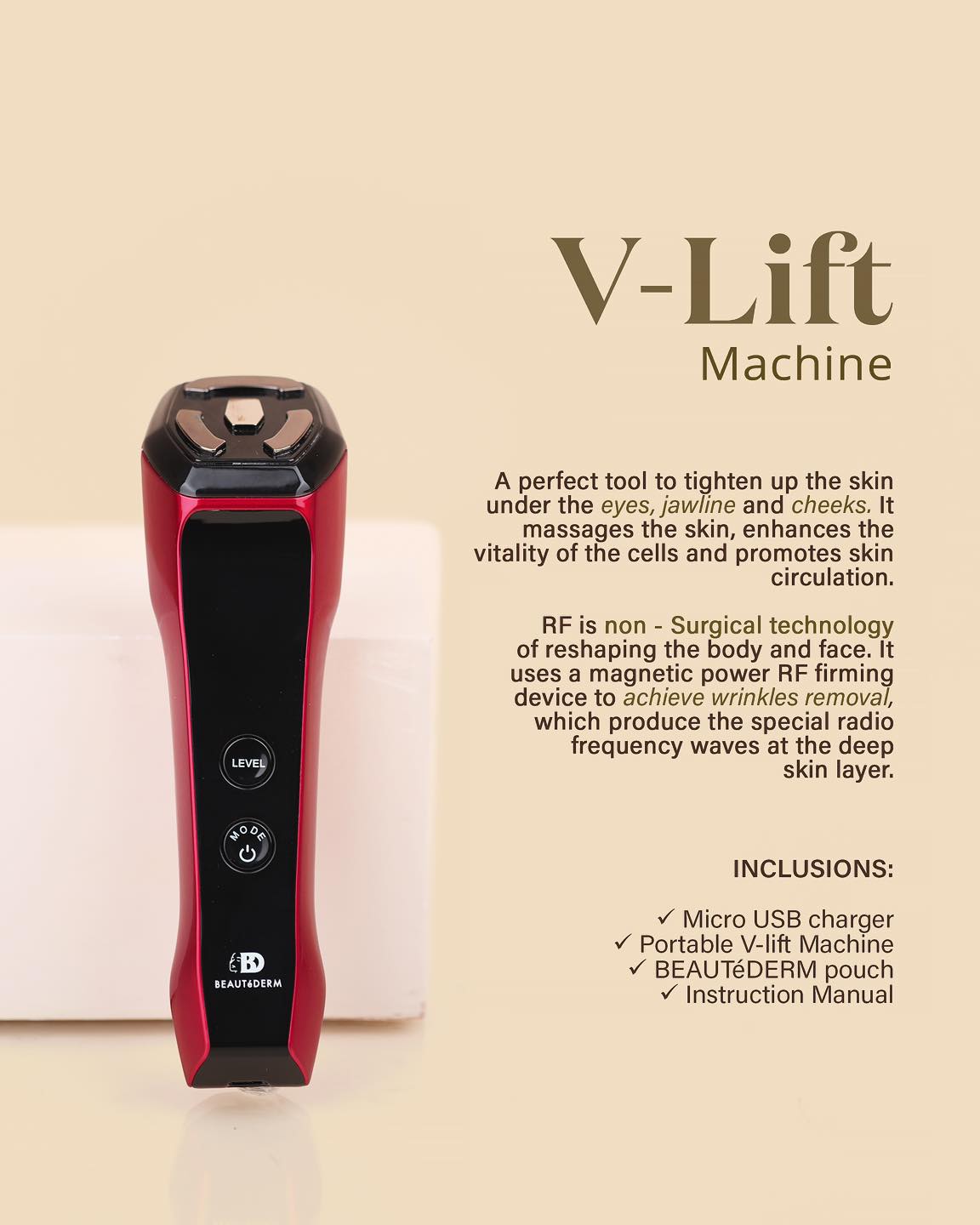 Ber-Fever Promo for V-Lift Machine