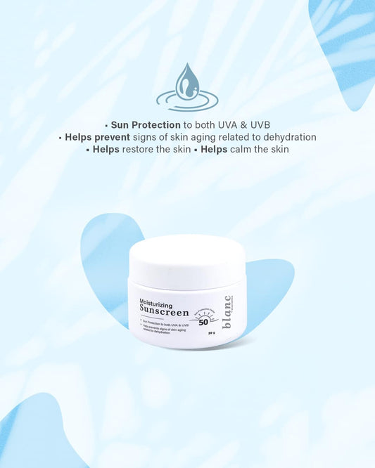 BLANC Moisturizing Sunscreen SPF 50+ 10g - CLEARANCE