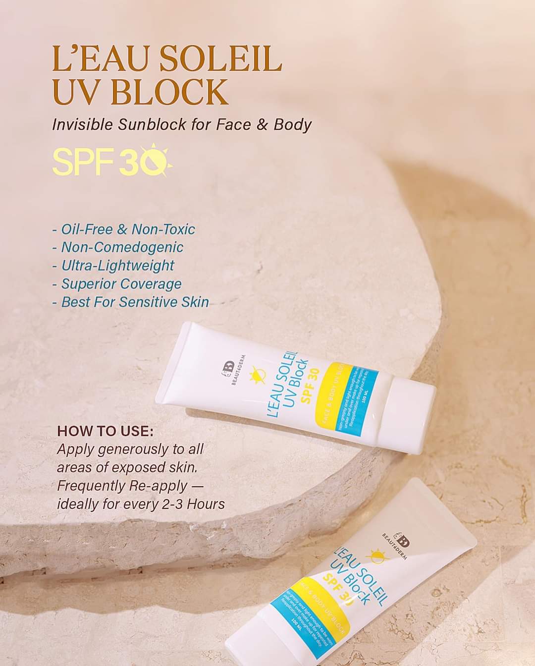 L'eau Soleil UV Block SPF 30 100ml