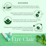 Etre Clair Refreshing Mouth Spray (30ml) - CLEARANCE