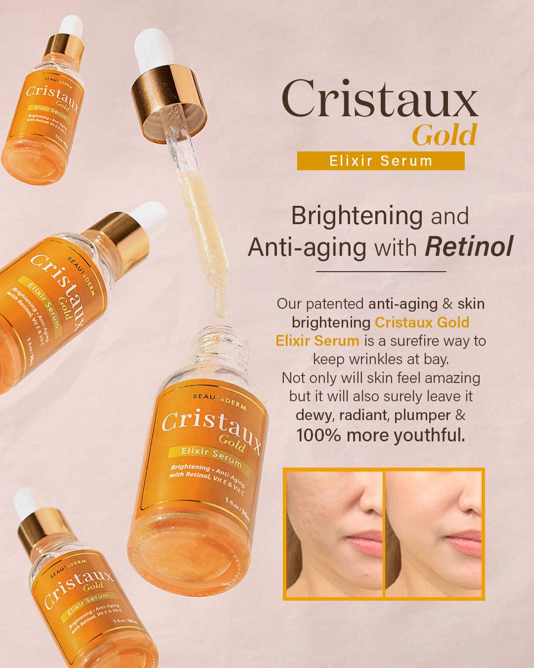 Cristaux Gold Elixir Serum 30ml