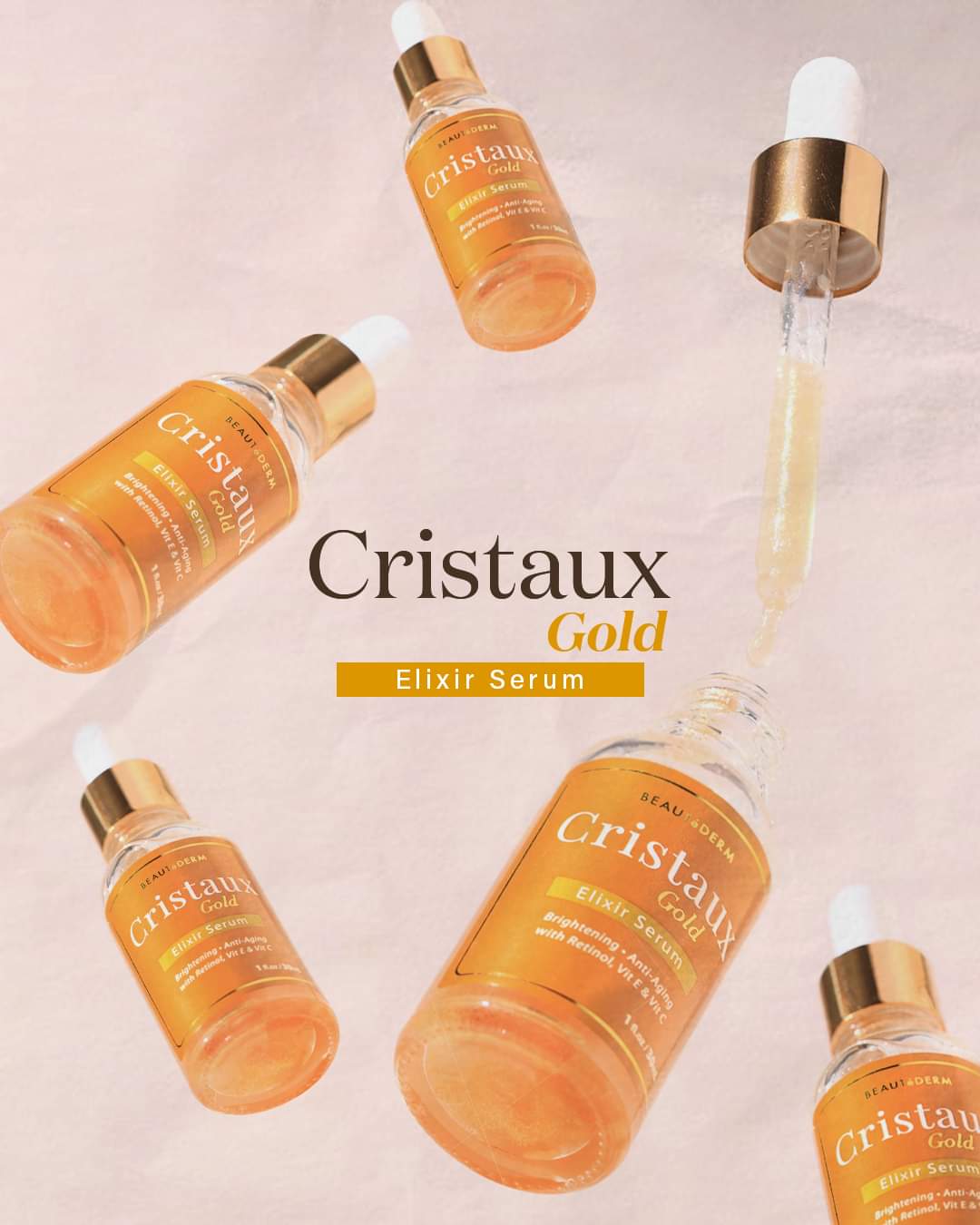 Cristaux Gold Elixir Serum 30ml